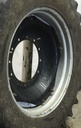 13"W x 34"D Waffle Wheel (Groups of 2 bolts) Rim with 12-Hole Center, Case IH Silver Mist/Black