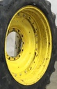 12"W x 38"D Waffle Wheel (Groups of 3 bolts) Rim with 12-Hole Center, John Deere Yellow