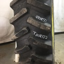 480/80R50 Firestone Radial Deep Tread 23 R-1W on John Deere Yellow 10-Hole Formed Plate W/Weight Holes 70%