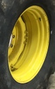 18"W x 28"D Waffle Wheel (Groups of 3 bolts) Rim with 12-Hole Center, John Deere Yellow