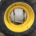620/70R46 BKT Tires Agrimax RT 765 R-1W on John Deere Yellow 12-Hole Stub Disc 25%