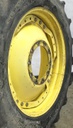 10"W x 34"D Waffle Wheel (Groups of 3 bolts) Rim with 10-Hole Center, John Deere Yellow