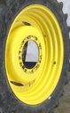 10"W x 34"D Stub Disc (groups of 2 bolts) Rim with 10-Hole Center, John Deere Yellow