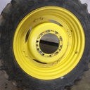 10"W x 34"D Stub Disc (groups of 2 bolts) Rim with 10-Hole Center, John Deere Yellow