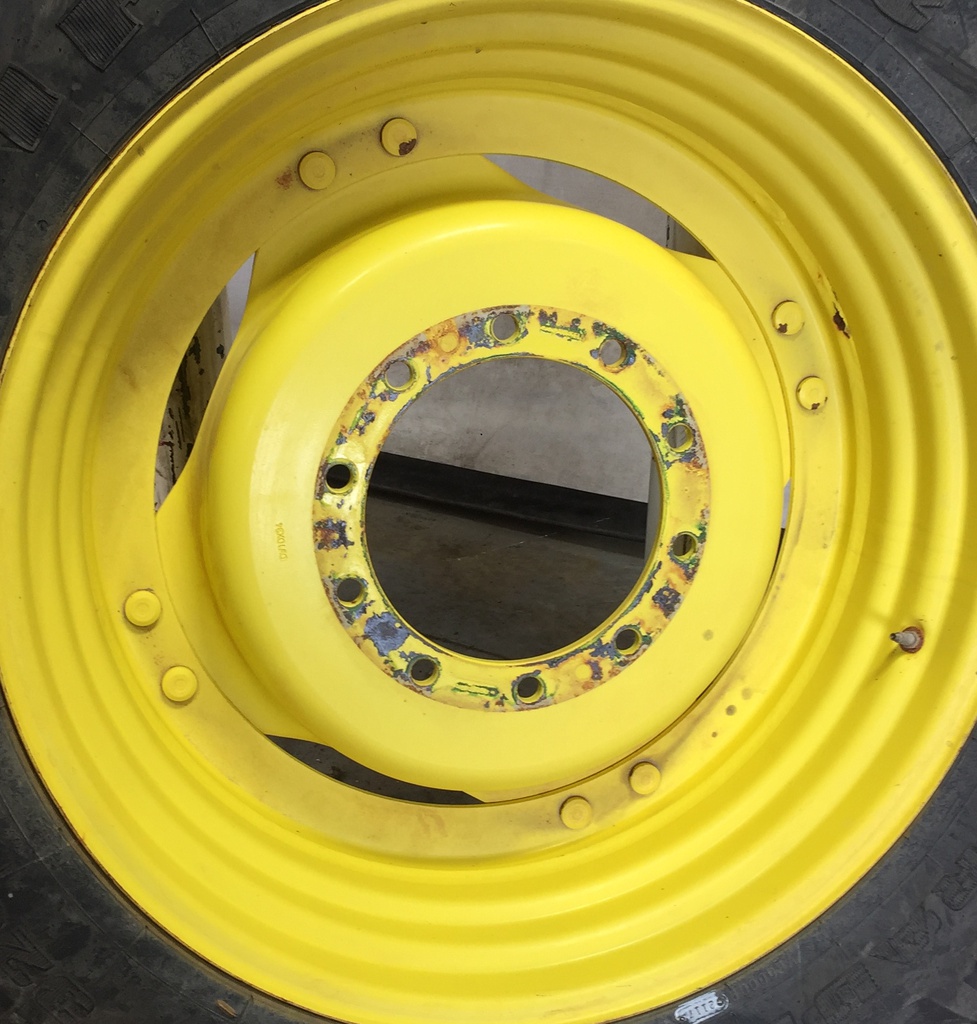 10-Hole Stub Disc (groups of 2 bolts) Center for 34" Rim, John Deere Yellow