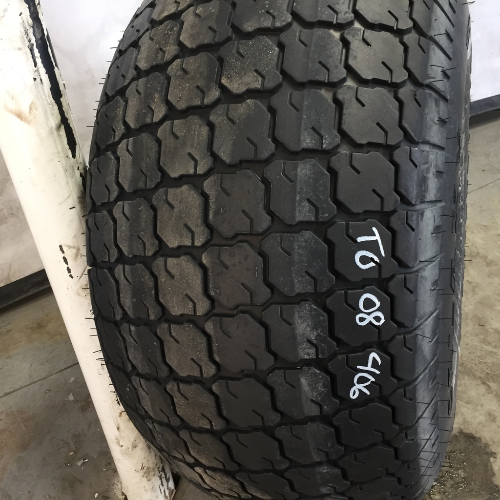 22.5/LL-16.1 Galaxy Turf Special R-3 on John Deere Yellow 8-Hole Formed Plate 80%