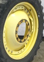 10"W x 34"D Waffle Wheel (Groups of 3 bolts) Rim with 10-Hole Center, John Deere Yellow