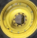 12"W x 38"D Waffle Wheel (Groups of 3 bolts) Rim with 10-Hole Center, John Deere Yellow