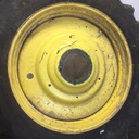 480/80R50 Goodyear Farm DT800 Super Traction R-1W on John Deere Yellow 10-Hole Formed Plate W/Weight Holes 80%