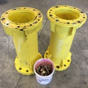 10-Hole 29.5"L Hub Extension, John Deere Yellow