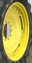 12"W x 38"D Waffle Wheel (Groups of 3 bolts) Rim with 10-Hole Center, John Deere Yellow