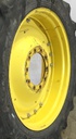 12"W x 38"D Waffle Wheel (Groups of 3 bolts) Rim with 10-Hole Center, John Deere Yellow