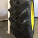 480/70R34 Firestone Radial 9000 R-1W on John Deere Yellow 10-Hole Stub Disc 99%