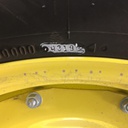 480/70R34 Firestone Radial 9000 R-1W on John Deere Yellow 10-Hole Stub Disc 99%