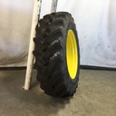 480/70R34 Firestone Radial 9000 R-1W on John Deere Yellow 10-Hole Stub Disc 99%