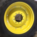 480/70R34 Firestone Radial 9000 R-1W on John Deere Yellow 10-Hole Stub Disc 99%
