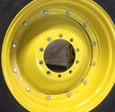 15"W x 34"D Stub Disc Rim with 10-Hole Center, John Deere Yellow