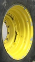 15"W x 30"D Waffle Wheel (Groups of 3 bolts)/Waffle Wheel (Groups of 2 bolts) Rim with 12-Hole Center, John Deere Yellow