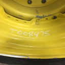 15"W x 30"D Waffle Wheel (Groups of 3 bolts)/Waffle Wheel (Groups of 2 bolts) Rim with 12-Hole Center, John Deere Yellow