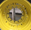 15"W x 30"D Waffle Wheel (Groups of 3 bolts)/Waffle Wheel (Groups of 2 bolts) Rim with 12-Hole Center, John Deere Yellow