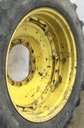 12"W x 38"D Waffle Wheel (Groups of 3 bolts) Rim with 12-Hole Center, John Deere Yellow