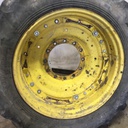 12"W x 38"D Waffle Wheel (Groups of 3 bolts) Rim with 12-Hole Center, John Deere Yellow