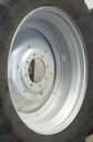 15"W x 38"D Stub Disc Rim with 8-Hole Center, Case IH Silver Mist