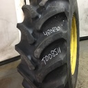 480/70R30 Firestone Radial All Traction DT R-1W on John Deere Yellow 8-Hole Formed Plate 90%