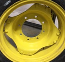 8"W x 24"D Rim with Clamp/Loop Style (groups of 2 bolts) Rim with 8-Hole Center, John Deere Yellow