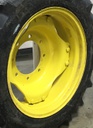 8"W x 24"D, John Deere Yellow 8-Hole Rim with Clamp/Loop Style (groups of 2 bolts)