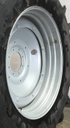 16"W x 42"D Stub Disc Rim with 8-Hole Center, Case IH Silver Mist