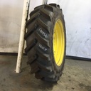 420/85R38 Firestone Performer EVO R-1W on John Deere Yellow 8-Hole Stub Disc (groups of 2 bolts) 99%