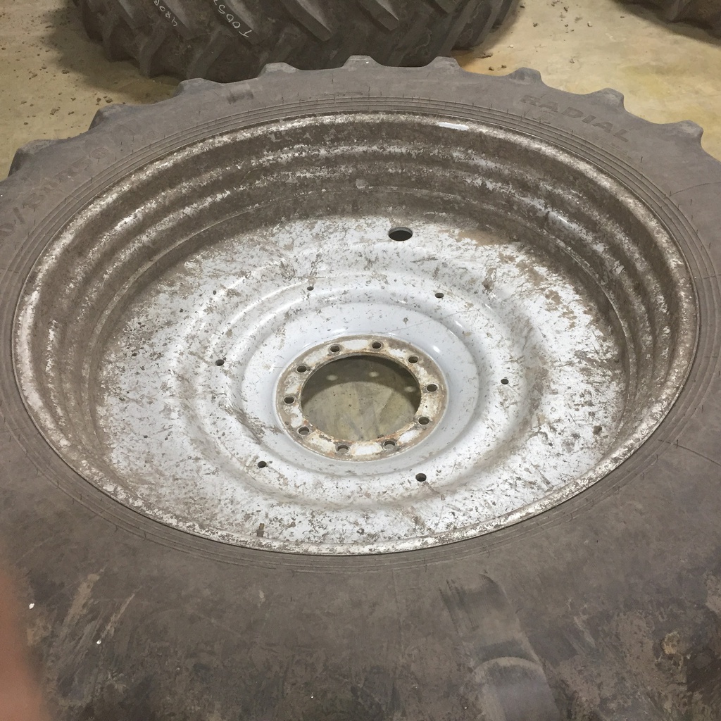 15"W x 50"D, Case IH Silver Mist 10-Hole Formed Plate