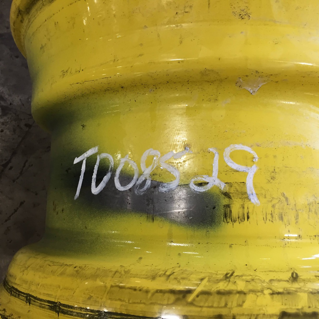 9.75"W x 16.5"D, John Deere Yellow 6-Hole Implement