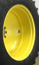 16"W x 38"D, John Deere Yellow 10-Hole Dolly Dual