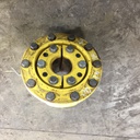 10-Hole Wedg-Lok OE Style, 3.937" (100mm) axle, John Deere Yellow