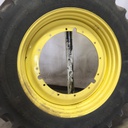 480/80R46 Goodyear Farm UltraTorque Plus Radial R-1 on John Deere Yellow 12-Hole Stub Disc 80%