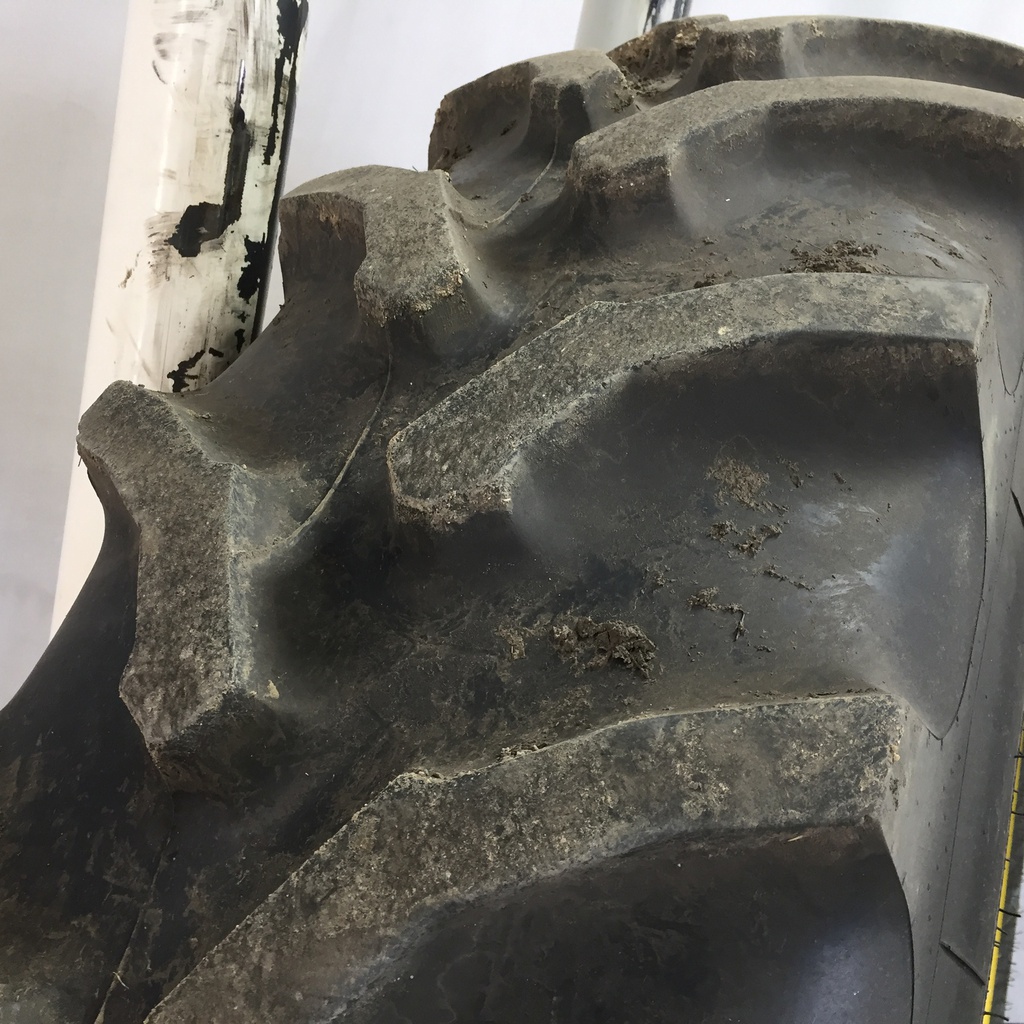 480/80R46 Goodyear Farm UltraTorque Plus Radial R-1 on John Deere Yellow 12-Hole Stub Disc 80%