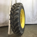 480/80R46 Goodyear Farm UltraTorque Plus Radial R-1 on John Deere Yellow 12-Hole Stub Disc 80%