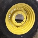 15"W x 30"D Waffle Wheel (Groups of 3 bolts) Rim with 10-Hole Center, John Deere Yellow