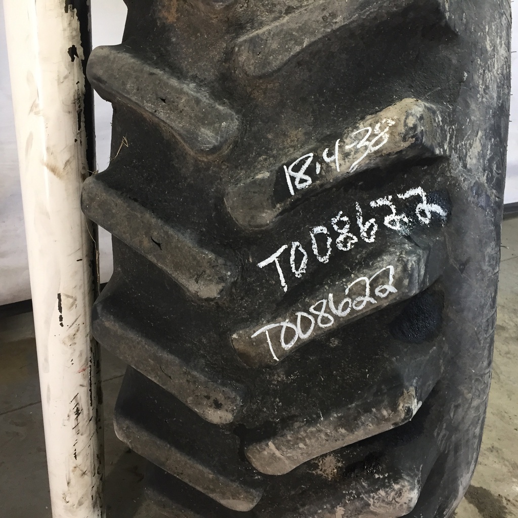 18.4/-38 Firestone Super All Traction 23 R-1, D (8 Ply) 60%