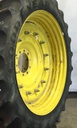 12"W x 50"D Stub Disc Rim with 10-Hole Center, John Deere Yellow