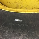 480/80R50 Michelin AgriBib R-1W on John Deere Yellow 10-Hole Formed Plate W/Weight Holes 75%
