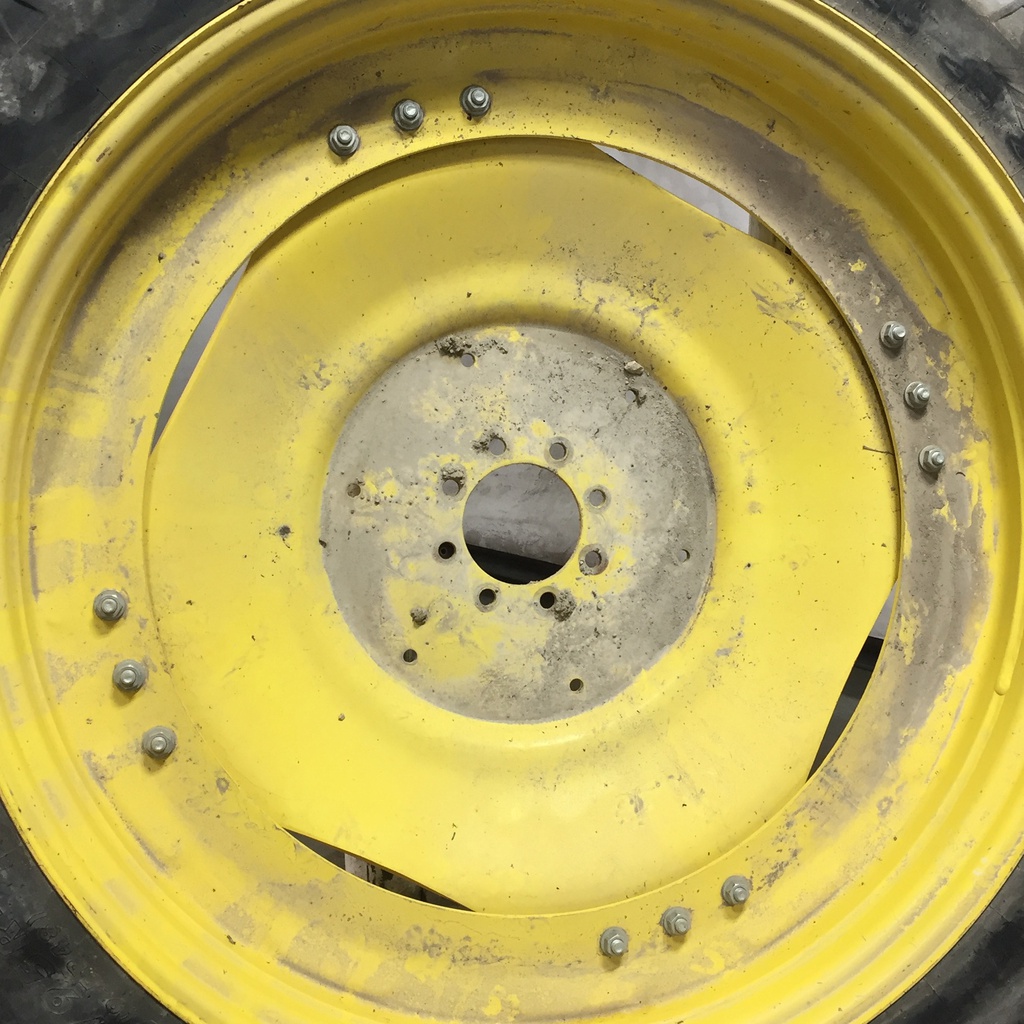 8-Hole Stub Disc (groups of 3 bolts) Center for 48" Rim, John Deere Yellow