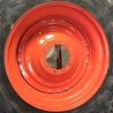 16"W x 42"D Waffle Wheel (Groups of 3 bolts) Rim with 10-Hole Center, Kubota Orange