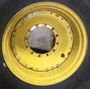 13"W x 34"D Waffle Wheel (Groups of 3 bolts) Rim with 12-Hole Center, John Deere Yellow