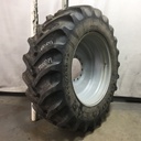 650/65R42 Goodyear Farm DT820 Super Traction R-1W on Agco Corp Gray 12-Hole Formed Plate Sprayer 60%