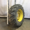 480/70R30 Goodyear Farm DT810 Super Traction R-1W on John Deere Yellow 12-Hole Waffle Wheel (Groups of 2 bolts) 15%