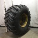 900/60R32 Firestone Radial All Traction 23 R-1 on John Deere Yellow 10-Hole Formed Plate 85%