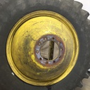 480/80R38 Firestone Radial All Traction 23 R-1 on John Deere Yellow 10-Hole Dolly Dual 90%